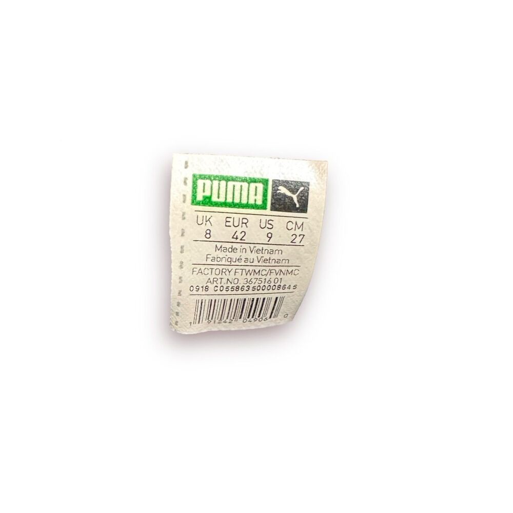 Puma Thunder Spectra Black Shoes Y2K‎ Sneakers Size 9 - Picture 7 of 7